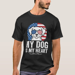 Hond Liefhebber Mijn Hond Is Mijn Hart T-shirt