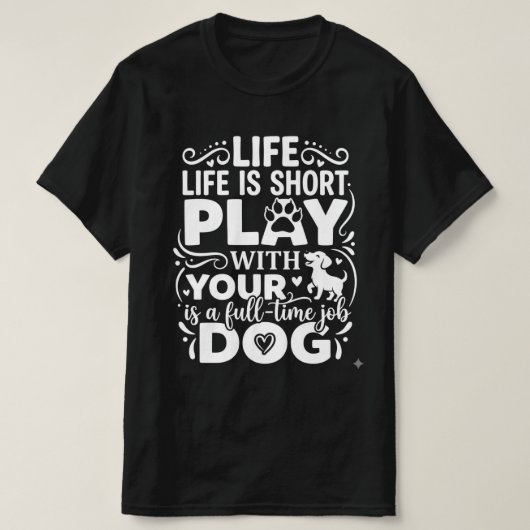 Hond Liefhebber T-Shirt (Design voorkant)