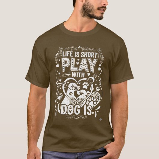Hond Liefhebber T-Shirt (Voorkant)