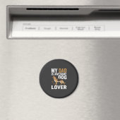Hond Liefhebber Vader Is Geweldig Magneet (Insitu (Vaatwasser))