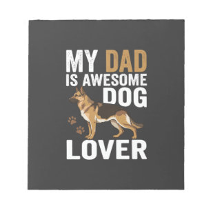 Hond Liefhebber Vader Is Geweldig Notitieblok