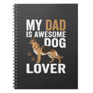 Hond Liefhebber Vader Is Geweldig Notitieboek
