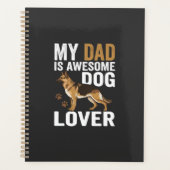 Hond Liefhebber Vader Is Geweldig Planner (Voorkant)