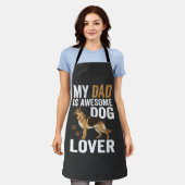 Hond Liefhebber Vader Is Geweldig Schort (Gedragen)