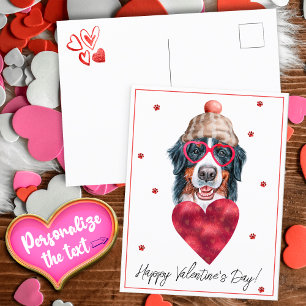 Hond Liefhebber Valentijns Cadeau Bernese Mountain Feestdagenkaart