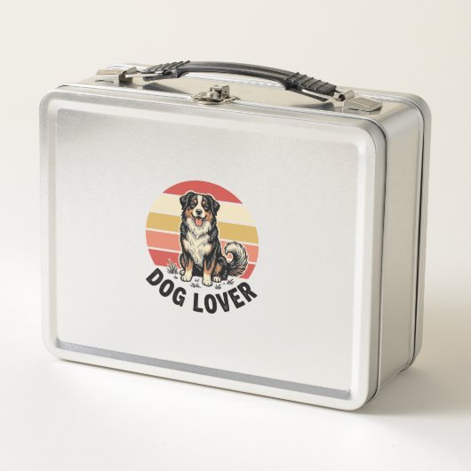 Hond Liefhebber Vintage Gravure Cute Hond Zonsonde (Voorkant)