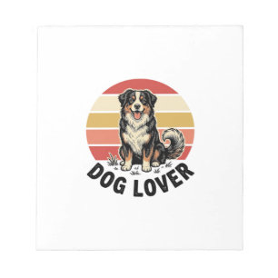 Hond Liefhebber Vintage Gravure Cute Hond Zonsonde Notitieblok