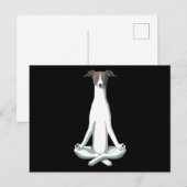 Hond Liefhebber | Yoga Italiaanse Windhond Briefkaart (Voorkant / Achterkant)