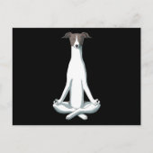 Hond Liefhebber | Yoga Italiaanse Windhond Briefkaart (Voorkant)