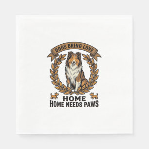 Hond Lieverdsshirt Vintage Gravure Laurel Design_1 Servet