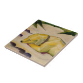 Hond Liggend in de sneeuw (door Franz Marc) Tegeltje (Zijkant)