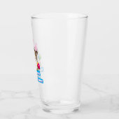 Hond Liggend op Paaseieren Glas (Links)