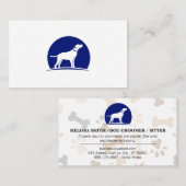 Hond Logo | Pootafdrukken en botten Visitekaartje (Voorkant / Achterkant)