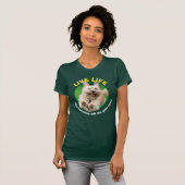 Hond loopt in de baard t-shirt (Voorkant volledig)