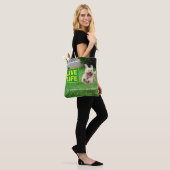 Hond loopt in de baard tote bag (Op model)