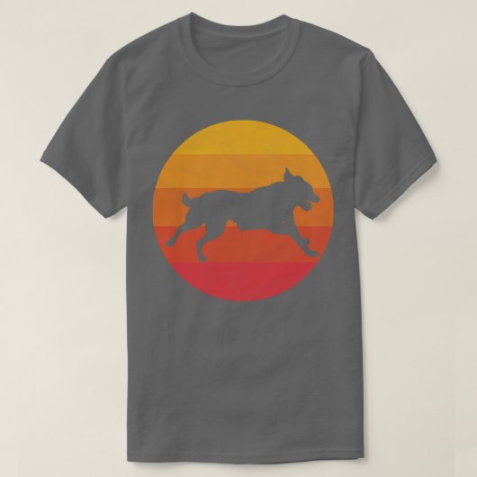 Hond loopt t-shirt (Design voorkant)