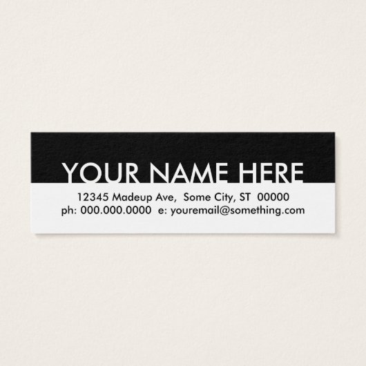 Hond lopen (afspraakkaart) mini visitekaartjes (Achterkant)