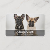 Hond lopen/Sitting Visitekaartje (Voorkant)