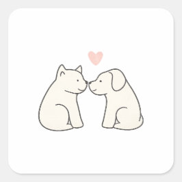 Hond Love Sticker