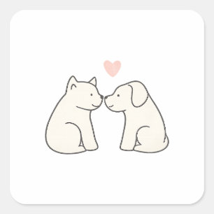 Hond Love Sticker