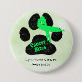 Hond Lymfoom Kanker Bewustzijn Knop Ronde Button 7,6 Cm (Voorkant)