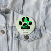 Hond Lymfoom Kanker Bewustzijn Knop Ronde Button 7,6 Cm (In situ)