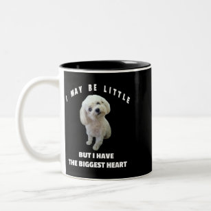 Hond Maltees Kleine Maltese Hond Ontwerp Grappige  Tweekleurige Koffiemok