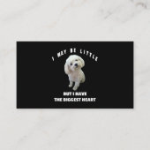 Hond Maltees Kleine Maltese Hond Ontwerp Grappige Visitekaartje (Voorkant)