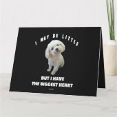 Hond Maltees Verwend Maltees Hondenontwerp Grappig Kaart (Achterkant)