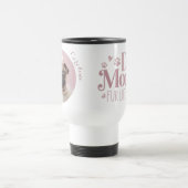 Hond Mam Bont Leven Pug Foto Custom Reisbeker (Center)