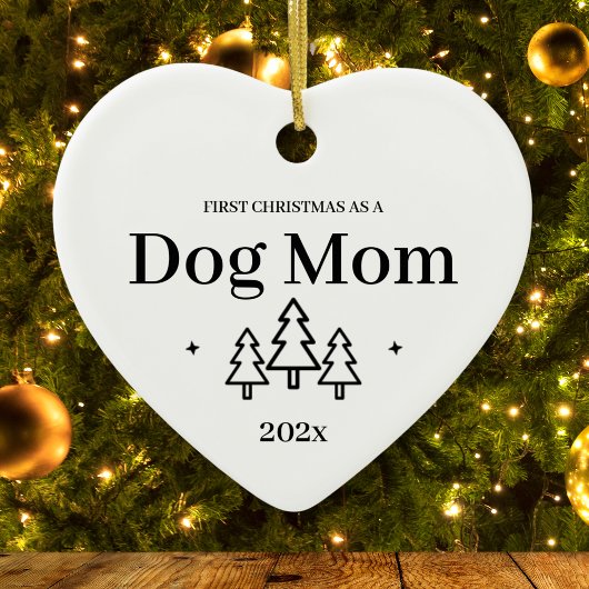 Hond Mam Eerste Kerstmis Ornament
