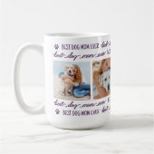 HOND MAM Gepersonaliseerd 4 Fotocollage Koffiemok (Links)