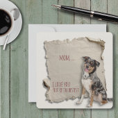 Hond Mam Moederdag Verjaardag Herder Kaart