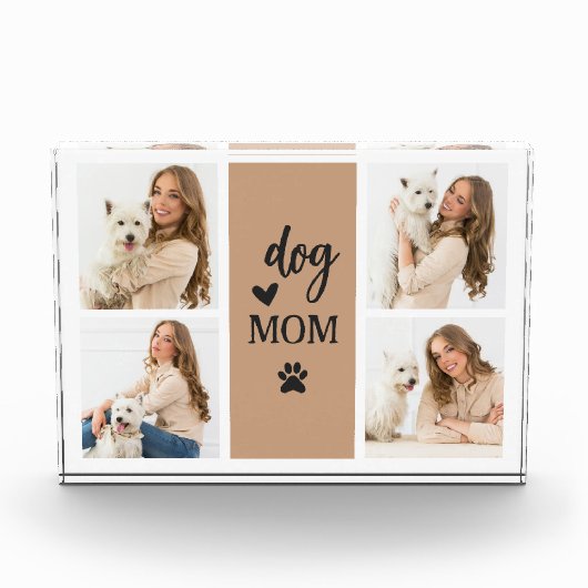 Hond Mam | Schattigee PET collage Fotoblokken (Voorkant)