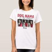 Hond Mama | 3 Foto Collage T-shirt (Voorkant)