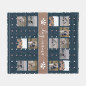 Hond Mama, 5 Foto Fleece Deken (Voorkant (Horizontaal))