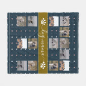 Hond Mama, 5 Foto Fleece Deken (Voorkant (Horizontaal))