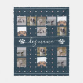 Hond Mama, 5 Foto Fleece Deken (Voorkant)