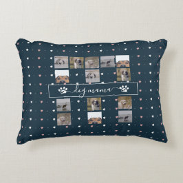 Hond Mama, 5 Foto Keepsake Accent Kussen