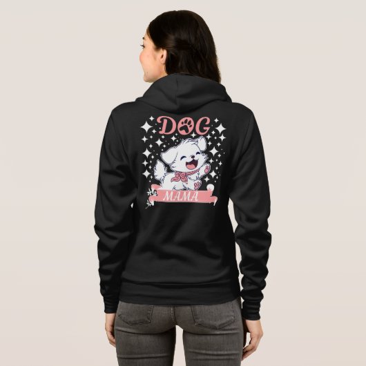 Hond mama hoodie (Achterkant volledig)