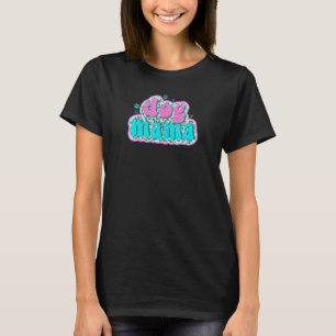 Hond Mama Huisdier Ouder Puppy Mama Mama T-shirt