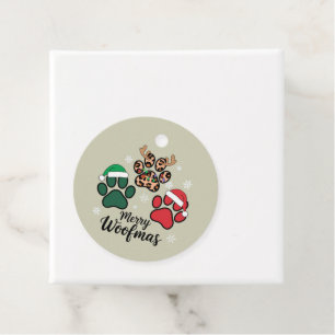 Hond Mama Kerstmis Prettig Kerstfeest Hond Liefheb Bedankjes Labels