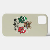 Hond Mama Kerstmis Prettig Woofmas Hond Liefhebber Case-Mate iPhone Case (Achterkant (horizontaal))