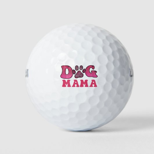 Hond Mama-Pet-Funny Golfballen (Voorkant)