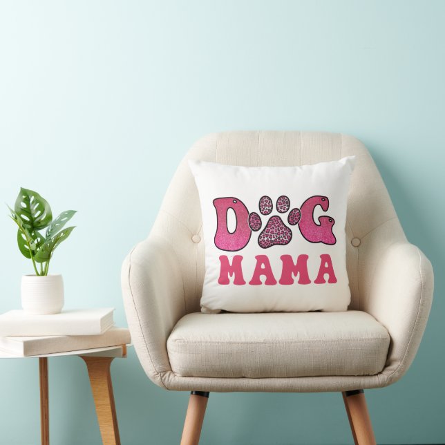 Hond Mama-Pet-Funny Kussen (Stoel)