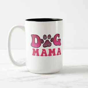 Hond Mama-Pet-Funny Tweekleurige Koffiemok
