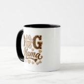Hond Mama Rhinestone Luipaard Mokken (Voorkant links)