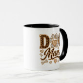 Hond Mama Rhinestone Luipaard Mokken (Voorkant rechts)