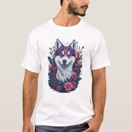 Hond Mannen Tshirts - Siberische Husky Mannen Tshi