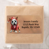 Hond Masker Halloween  Etiket (Insitu)